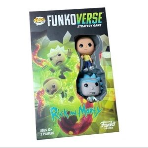 💸 FunkoVerse POP! Strategy Game Rick and Morty 100 2 pack NIB